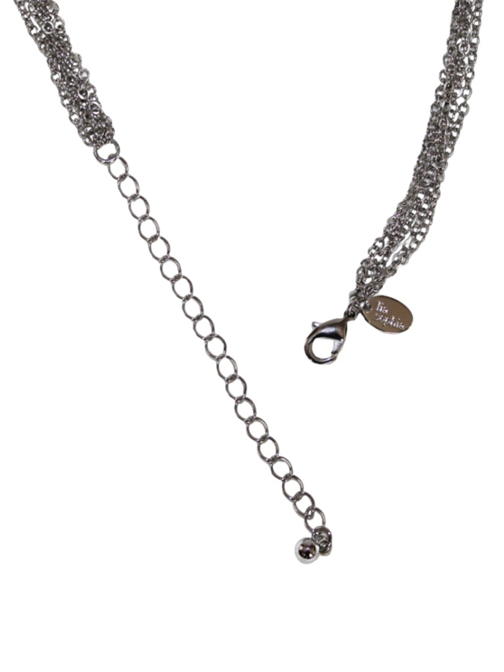 Lia Sophia Necklace Silver-tone and Gunmetal - Picture 4 of 5